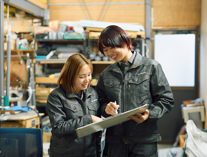 これまでの経験はもちろん、新たなことに挑もうとする姿勢を尊重